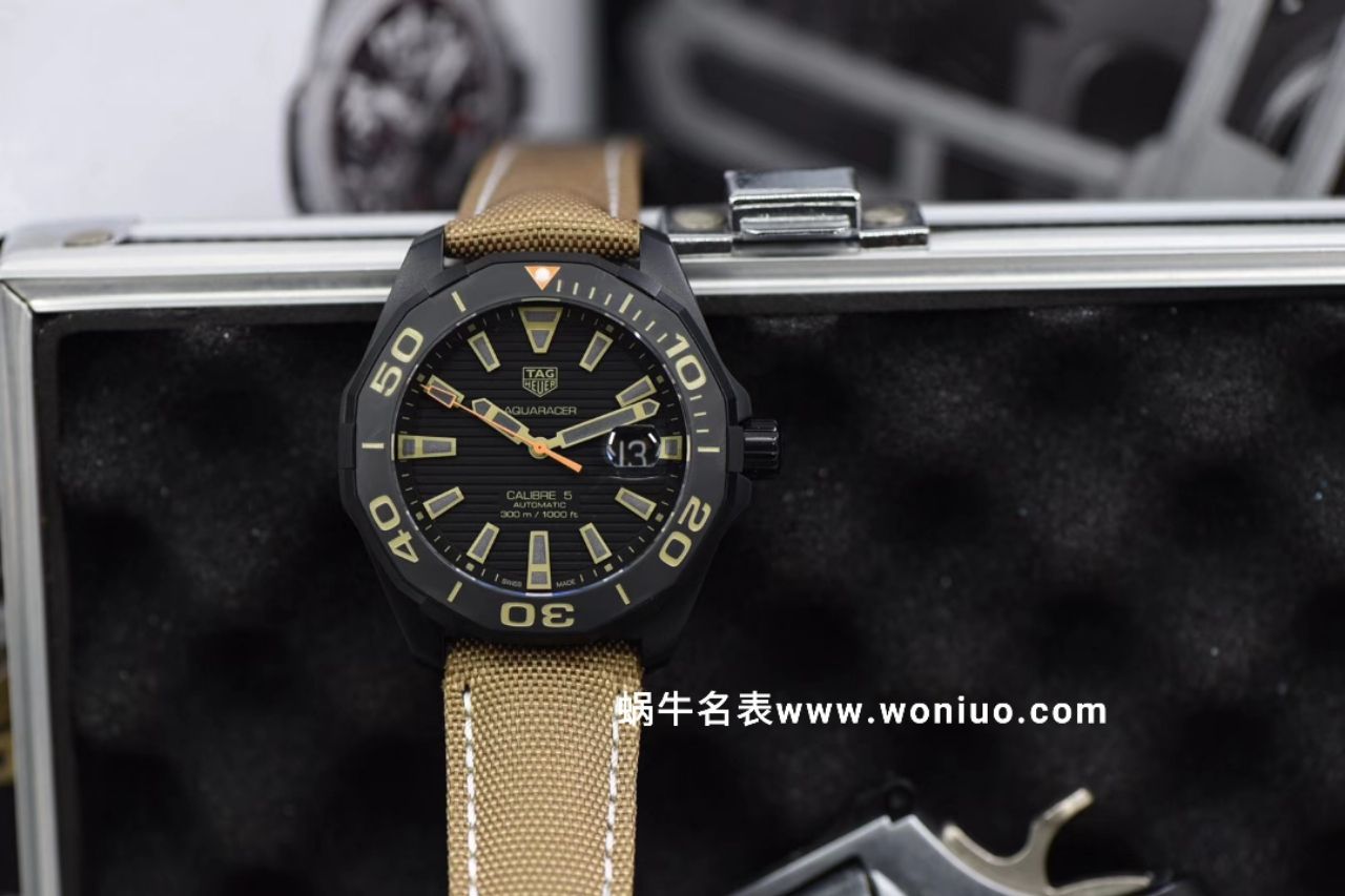 V6 Factory  top 版本新品～豪雅竟潜43mm黑壳 同步专柜最新款  / TG059