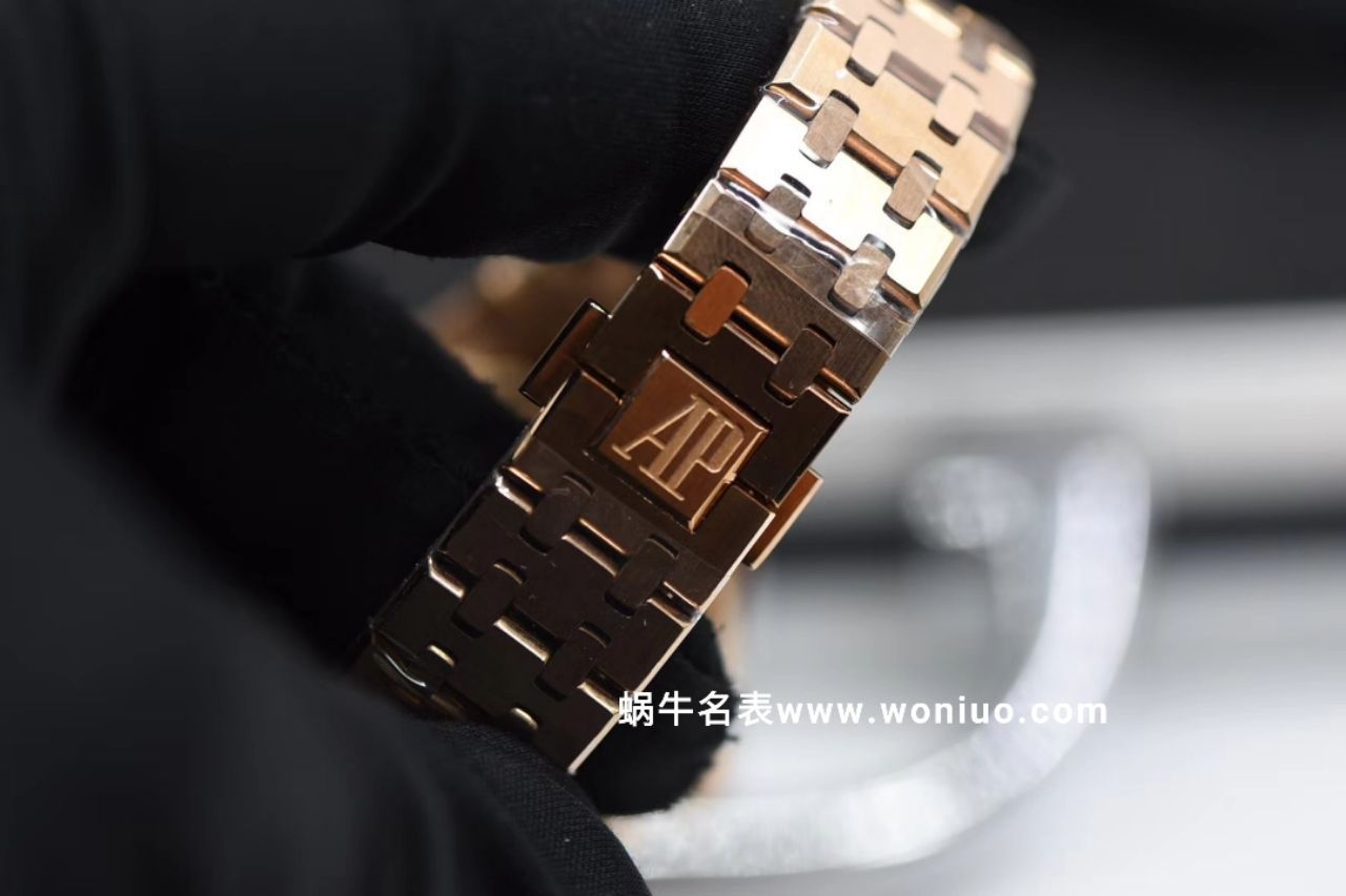 JF Factory 最高版本AP皇家橡树女装机械款15450 全玫瑰金黑面款 / AP133