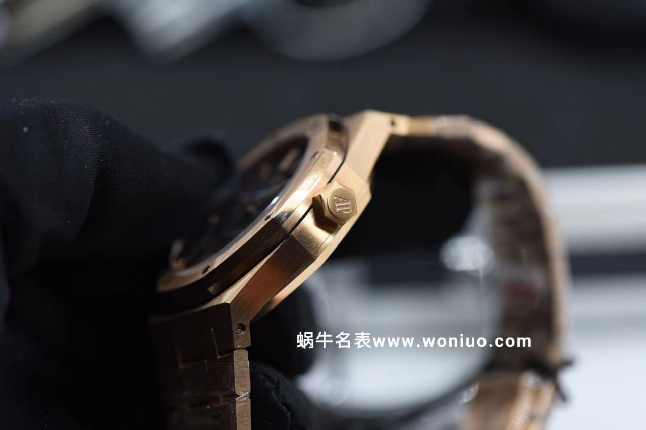 JF Factory 最高版本AP皇家橡树女装机械款15450 全玫瑰金黑面款 / AP133