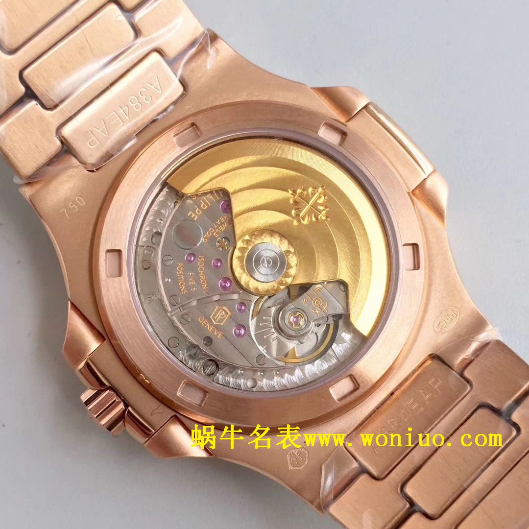 DM新品  PATEK PHILIPPE  Replica Copy 满天星 方钻 运动系列 Nautilus 5719/1G-001 / BD225