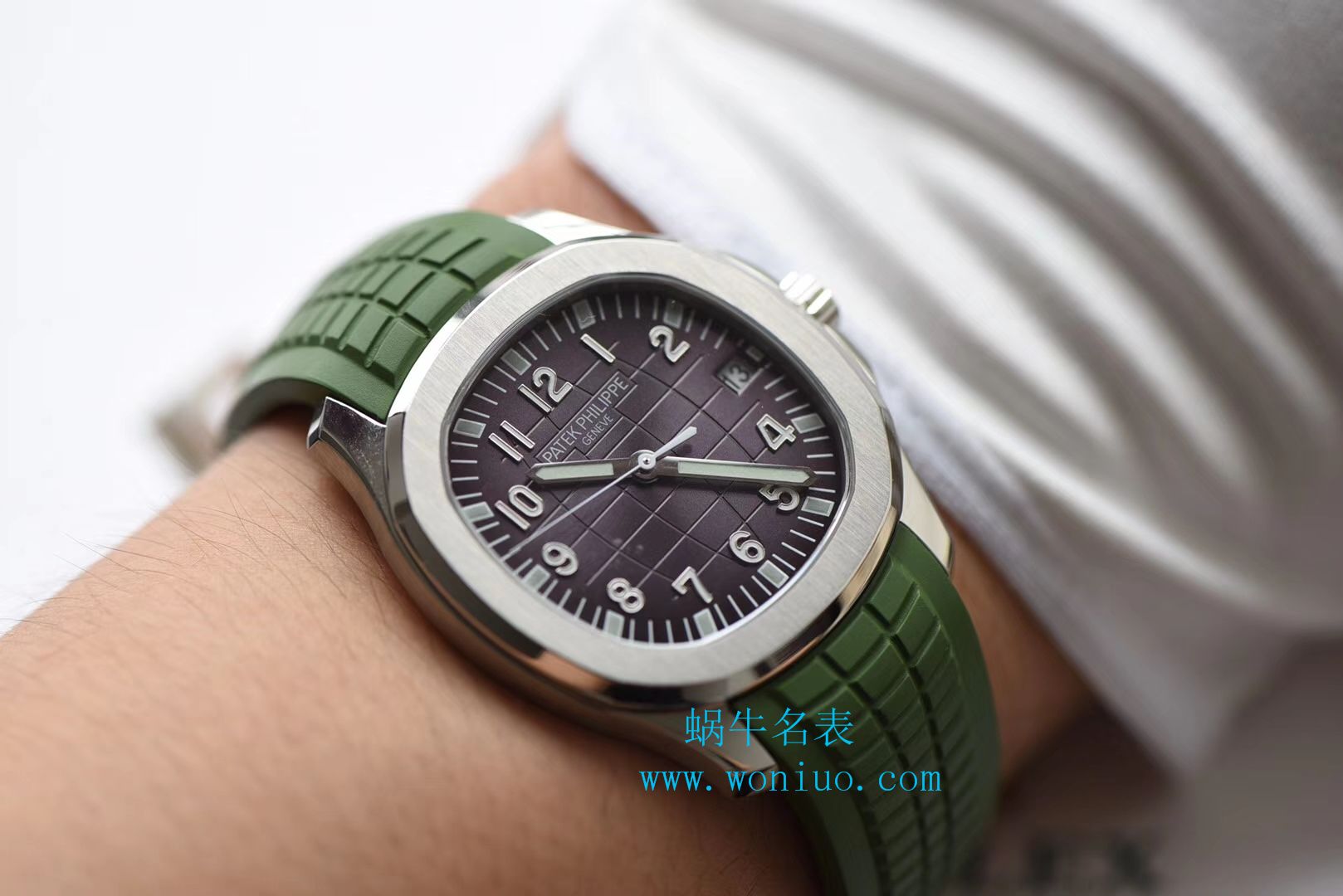 【PF Perfect  High quality  Replica Watches 】 PATEK PHILIPPE AQUANAUT系列5167A-001 wrist watches 《 PATEK PHILIPPE 手雷》 / BD158