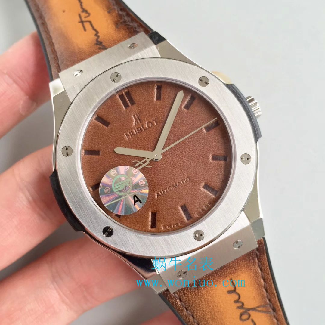 【台湾SR High quality 1:1 Copy  Watches 】  Hublot 经典融合系列511.OX.0500.VR.BER16 （Scritto款） wrist watches  / YB041