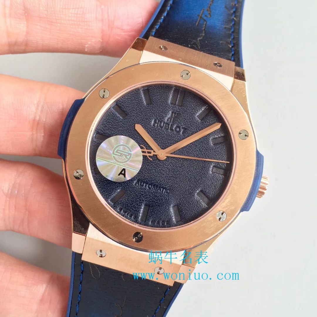 【台湾SR High quality 1:1 Copy  Watches 】  Hublot 经典融合系列511.OX.0500.VR.BER16 （Scritto款） wrist watches  / YB041