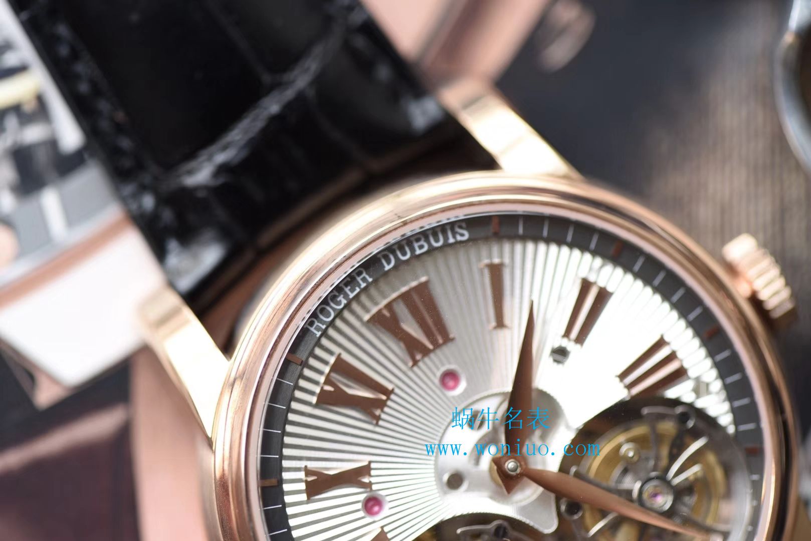 罗杰杜彼致敬系列真双 Tourbillon  行业唯一一款搭载双飞轮的 top  Replica Copy  wrist watches  / LJ022