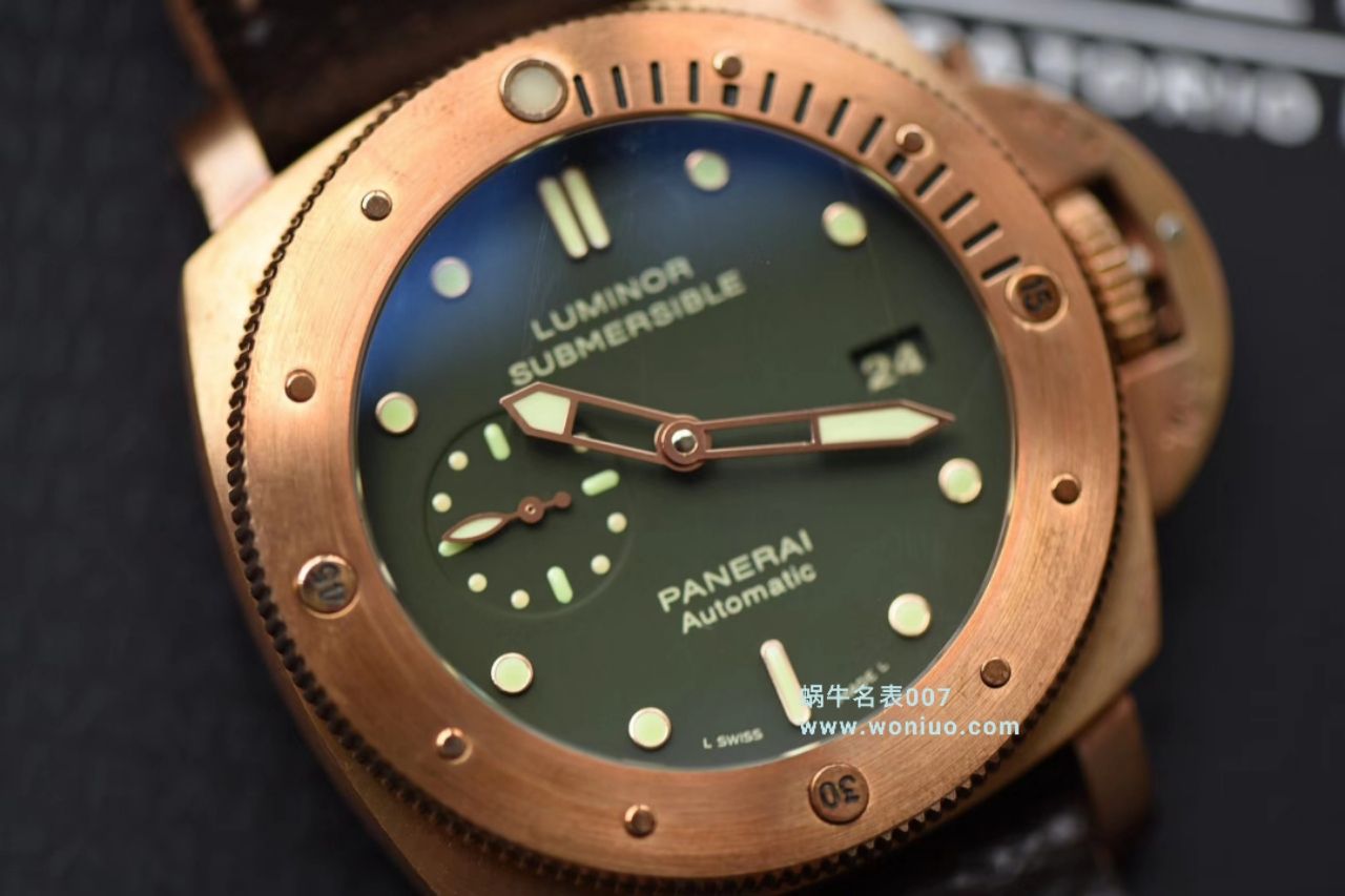 【独家视频测评VS Factory  top 1:1 Knockoff  Watches 】Panerai Panerai 首款青铜战士史泰龙电影同款PAM 00382 wrist watches  / VSPAMBF00382