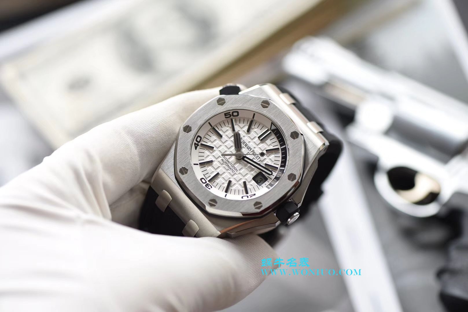 【JF Factory  High quality  Copy  Watches 】Audemars Piguet  Royal Oak Offshore 系列15710ST.OO.A002CA.02机械 wrist watches  / AP057