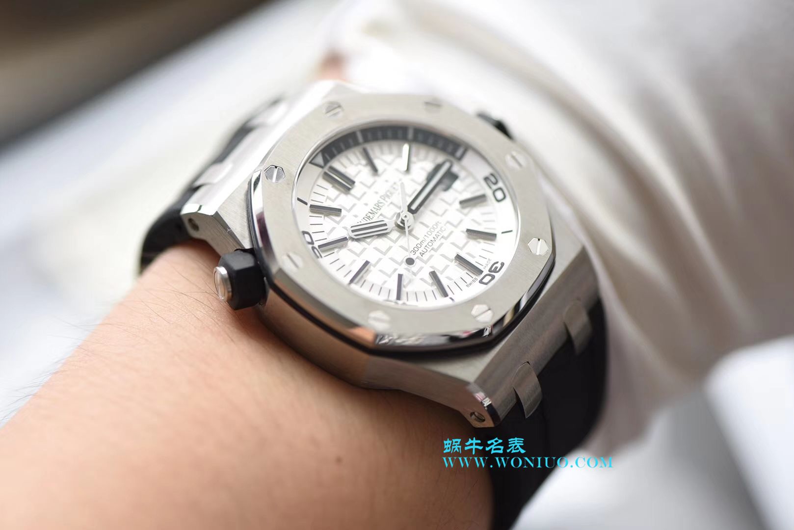 【JF Factory  High quality  Copy  Watches 】Audemars Piguet  Royal Oak Offshore 系列15710ST.OO.A002CA.02机械 wrist watches  / AP057