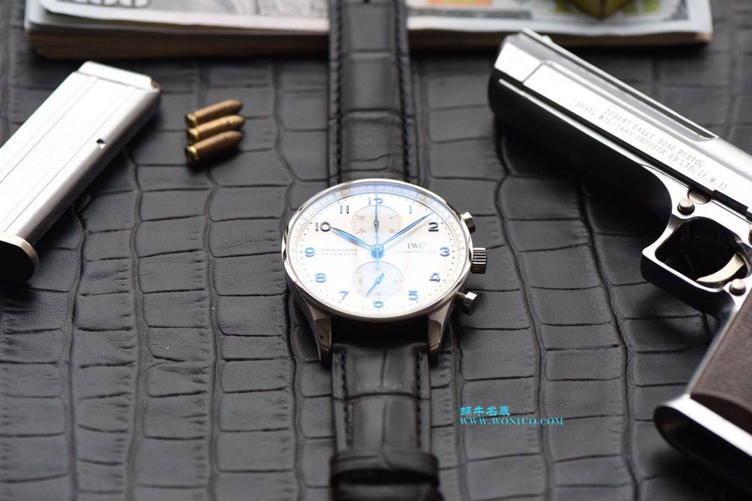 【YLV7版本 Perfect  High quality  Replica Watches 】 IWC 葡萄牙计时系列IW371446 wrist watches （葡计烧钢蓝针） / WG166