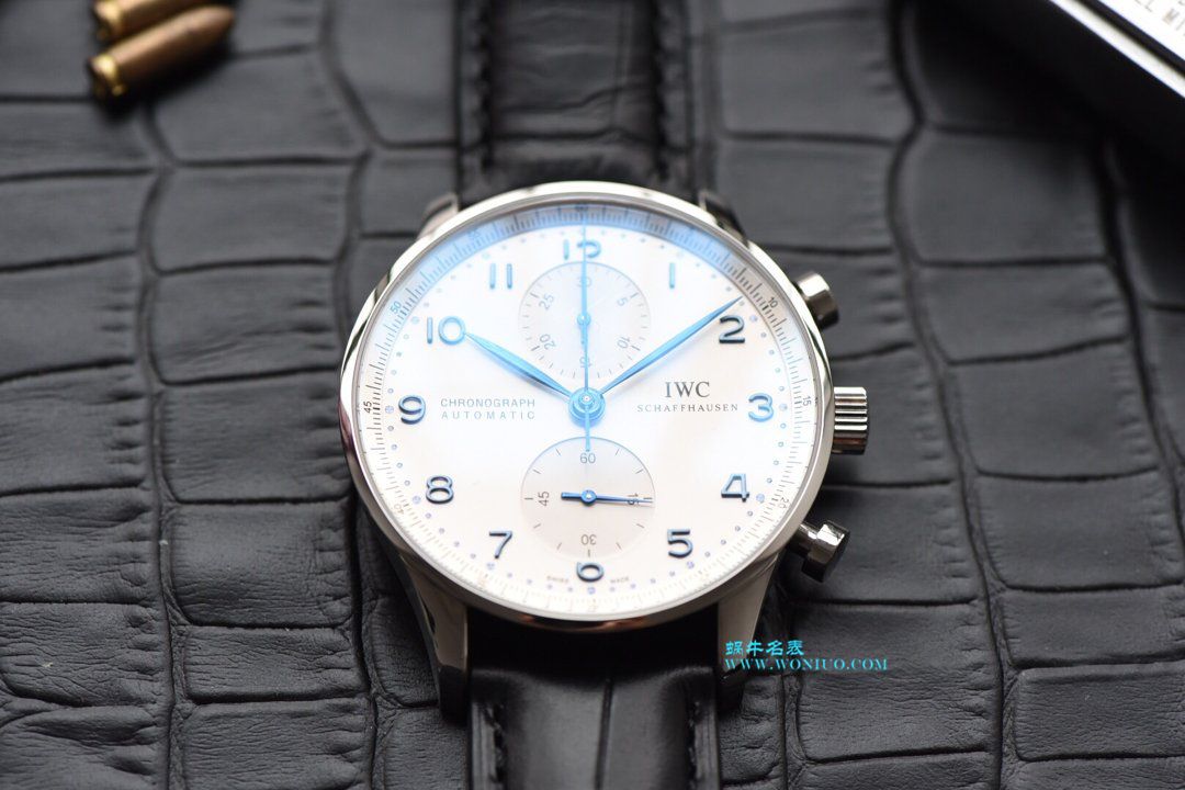 【YLV7版本 Perfect  High quality  Replica Watches 】 IWC 葡萄牙计时系列IW371446 wrist watches （葡计烧钢蓝针） / WG166