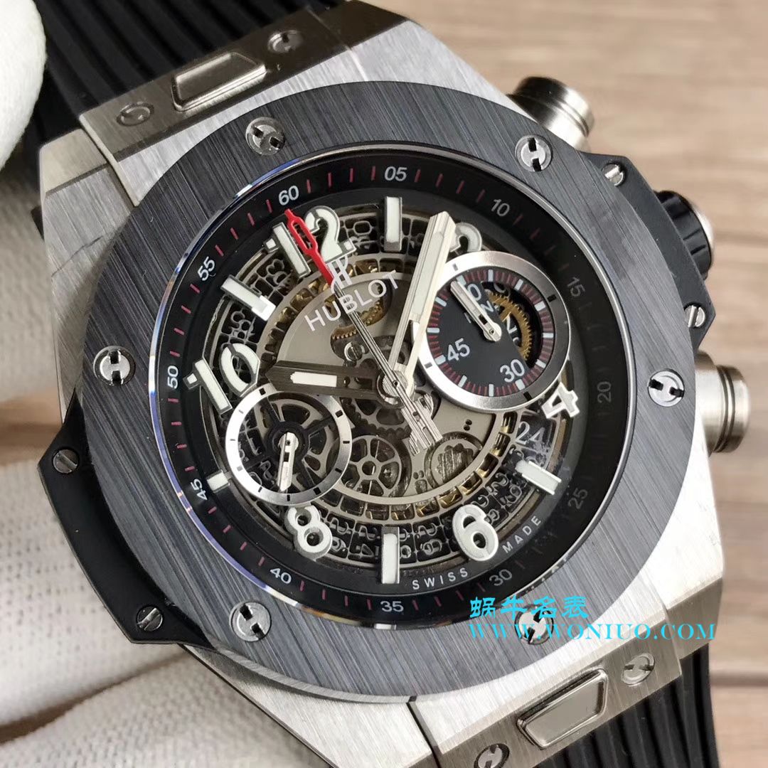 【JB Perfect  High quality  Replica Watches 】 hublot BIG BANG系列411.OX.1180.RX镂空 wrist watches  / YB054