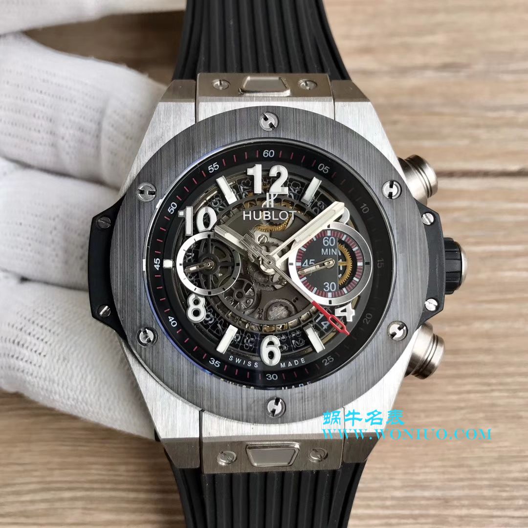 【JB Perfect  High quality  Replica Watches 】 hublot BIG BANG系列411.OX.1180.RX镂空 wrist watches  / YB054