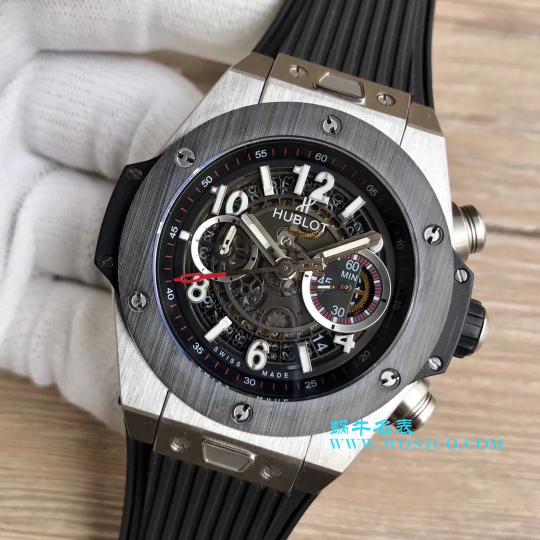【JB Perfect  High quality  Replica Watches 】 hublot BIG BANG系列411.OX.1180.RX镂空 wrist watches  / YB054