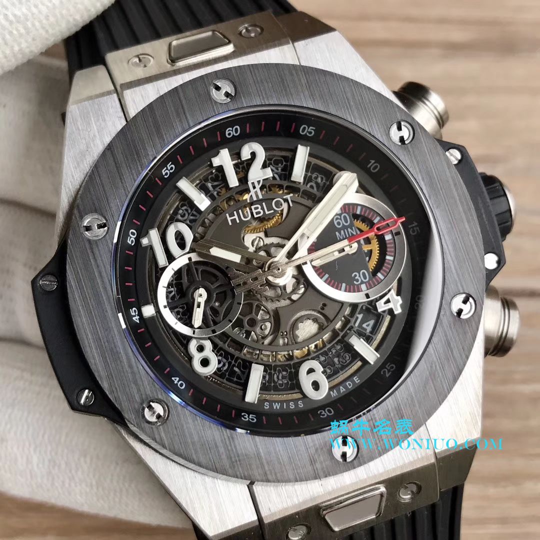 【JB Perfect  High quality  Replica Watches 】 hublot BIG BANG系列411.OX.1180.RX镂空 wrist watches  / YB054