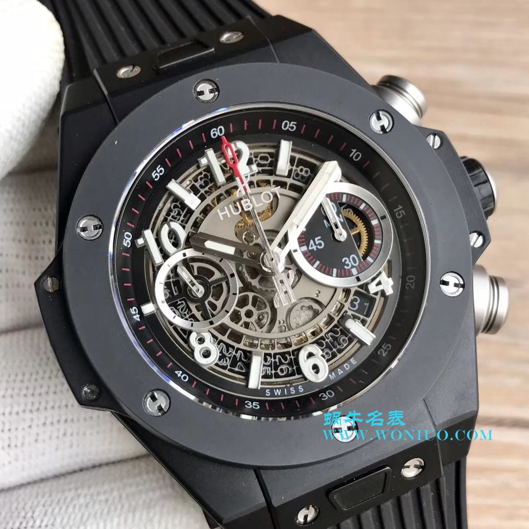 【JB Perfect  High quality  Replica Watches 】 hublot BIG BANG系列411.OX.1180.RX镂空 wrist watches  / YB054