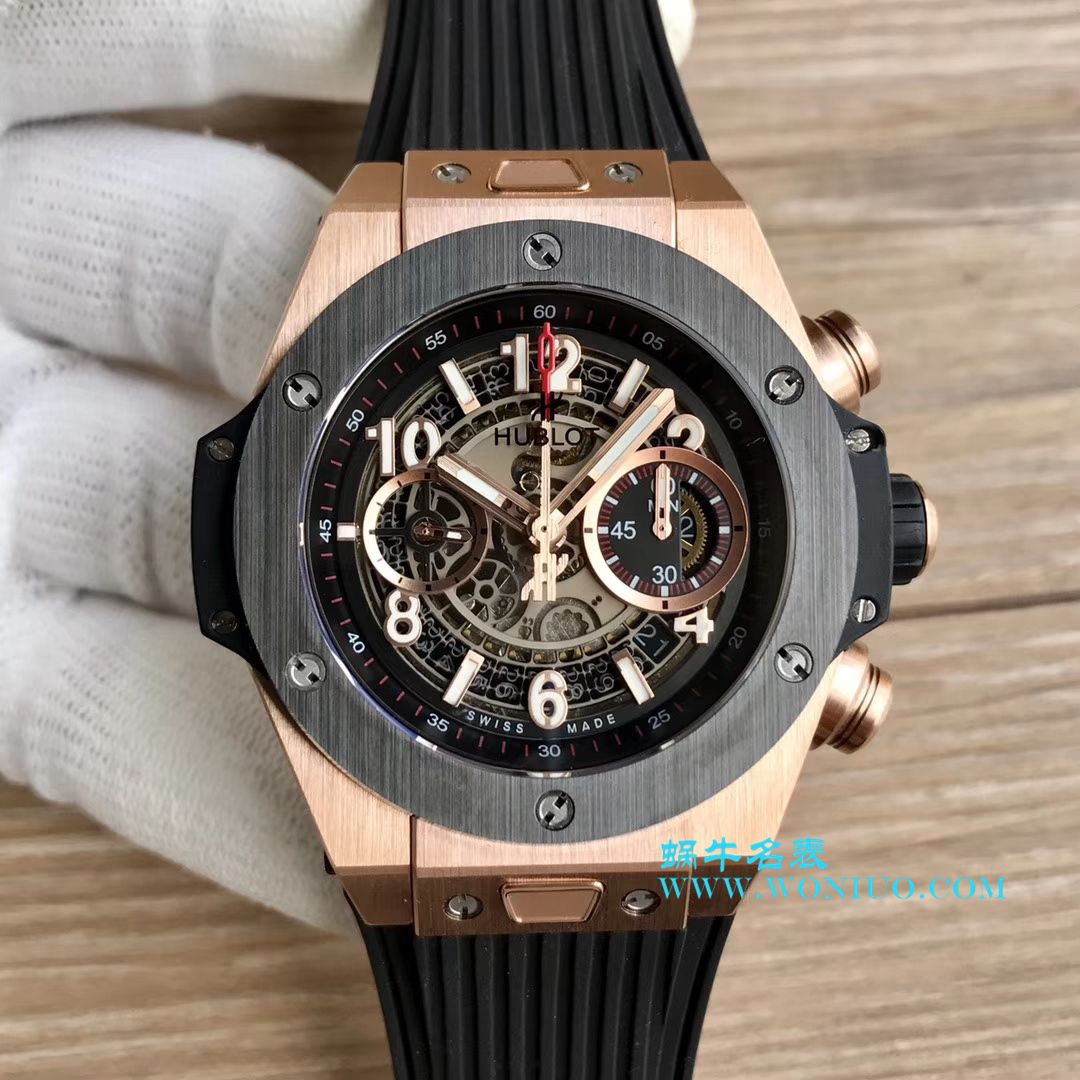 【JB Perfect  High quality  Replica Watches 】 hublot BIG BANG系列411.OX.1180.RX镂空 wrist watches  / YB054