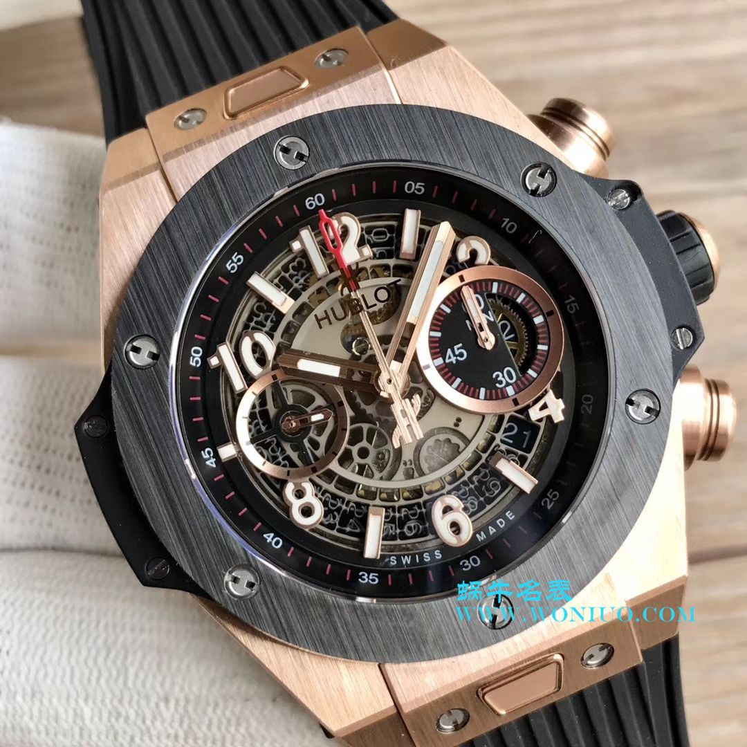 【JB Perfect  High quality  Replica Watches 】 hublot BIG BANG系列411.OX.1180.RX镂空 wrist watches  / YB054
