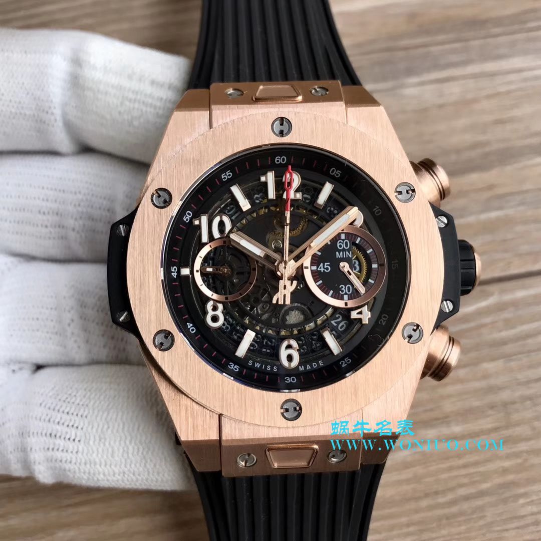 【JB Perfect  High quality  Replica Watches 】 hublot BIG BANG系列411.OX.1180.RX镂空 wrist watches  / YB054