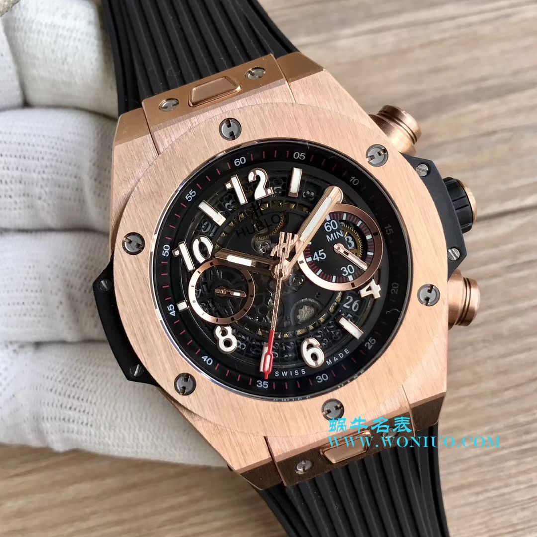 【JB Perfect  High quality  Replica Watches 】 hublot BIG BANG系列411.OX.1180.RX镂空 wrist watches  / YB054