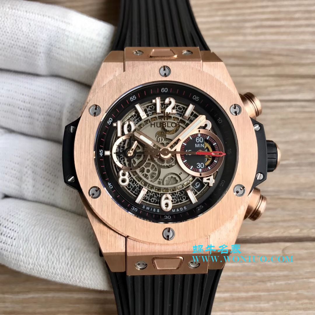 【JB Perfect  High quality  Replica Watches 】 hublot BIG BANG系列411.OX.1180.RX镂空 wrist watches  / YB054