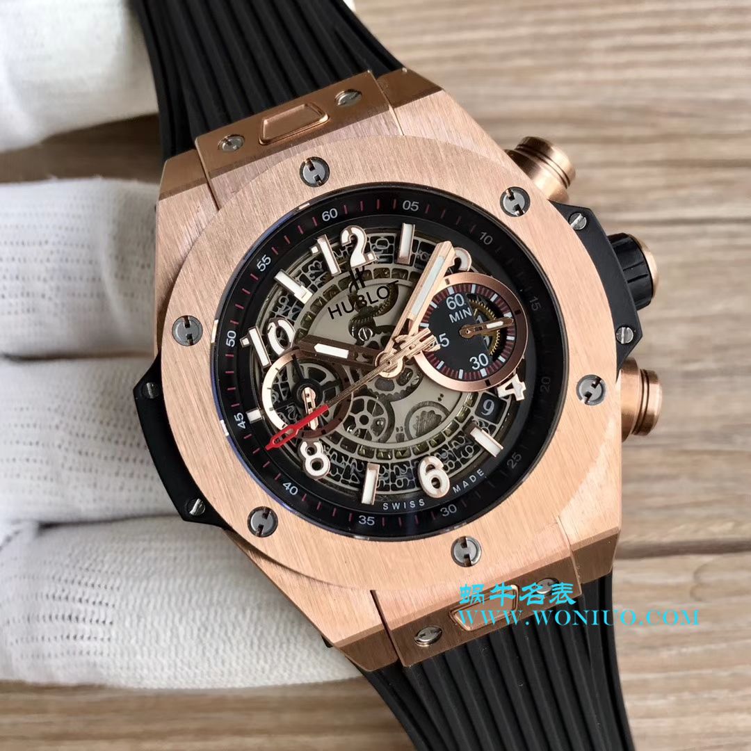 【JB Perfect  High quality  Replica Watches 】 hublot BIG BANG系列411.OX.1180.RX镂空 wrist watches  / YB054