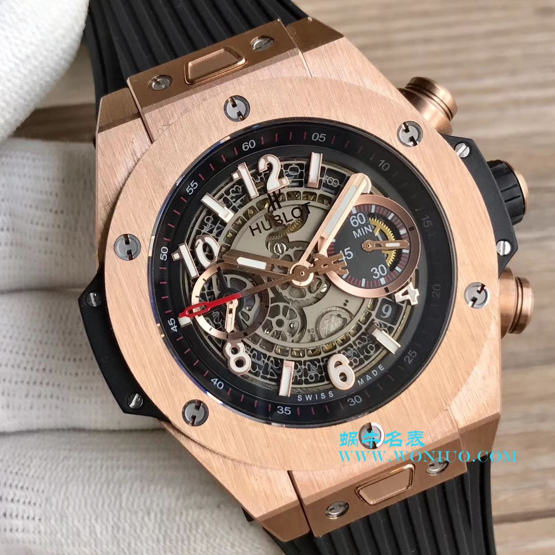 【JB Perfect  High quality  Replica Watches 】 hublot BIG BANG系列411.OX.1180.RX镂空 wrist watches  / YB054