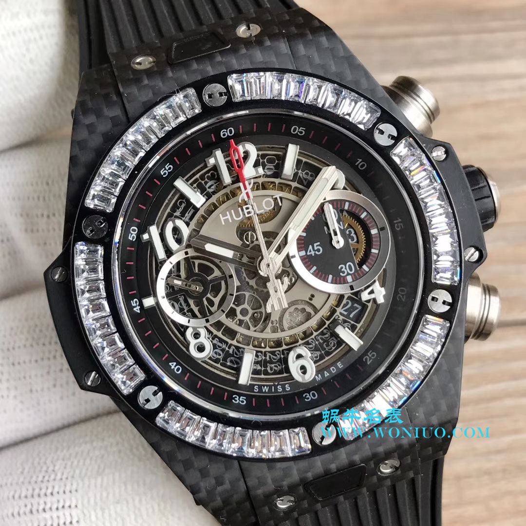 【JB Perfect  High quality  Replica Watches 】 hublot BIG BANG系列411.OX.1180.RX镂空 wrist watches  / YB054