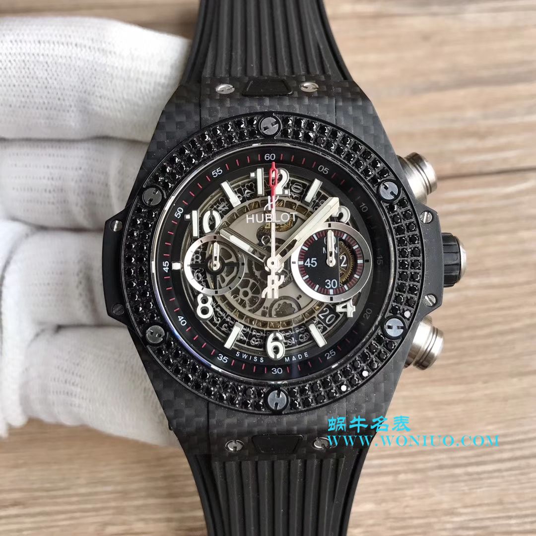 【JB Perfect  High quality  Replica Watches 】 hublot BIG BANG系列411.OX.1180.RX镂空 wrist watches  / YB054