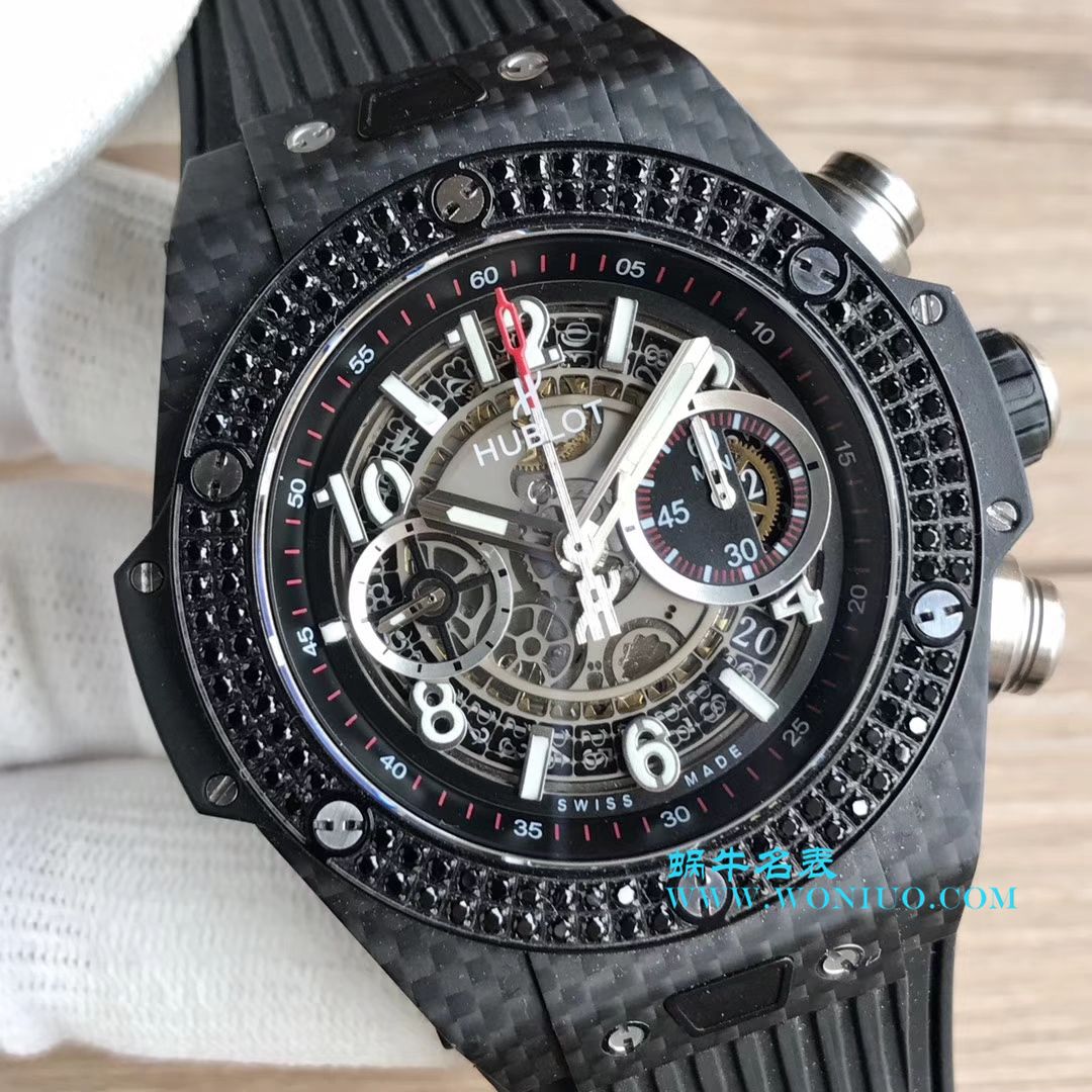 【JB Perfect  High quality  Replica Watches 】 hublot BIG BANG系列411.OX.1180.RX镂空 wrist watches  / YB054