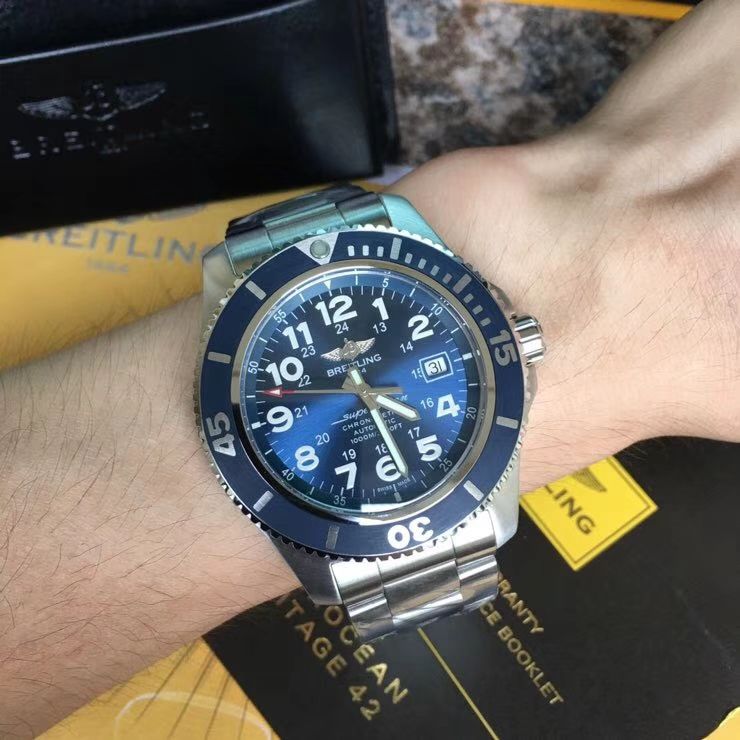 爆款回货【原单】 Breitling 超级海洋文化系列A17365D1|C915|161A机械 wrist watches  / BL088