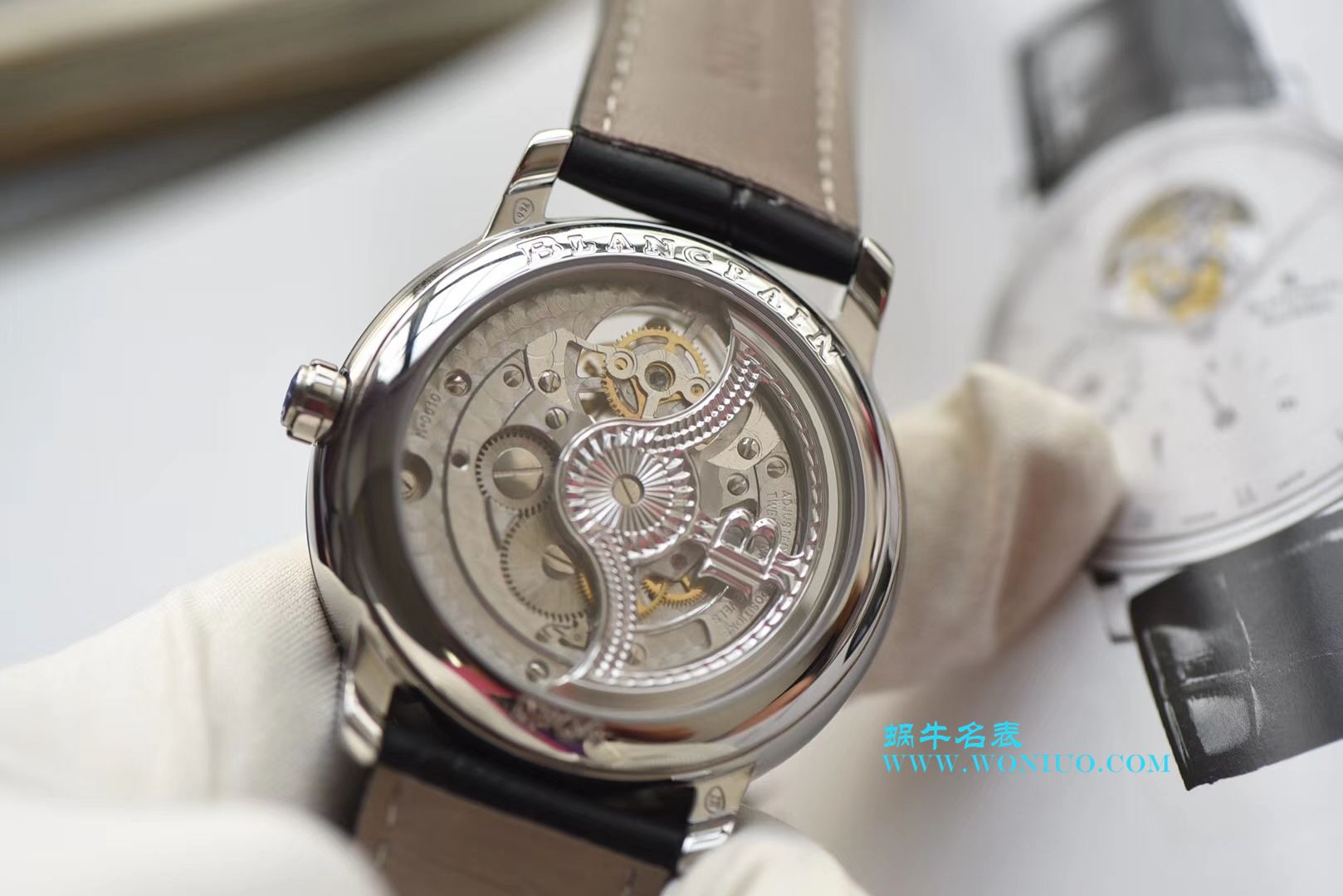 【JB Perfect  High quality  Replica Watches 】Blancpain 升级Blancpain 经典系列6025-1542-55B Tourbillon  wrist watches  / BPCE030