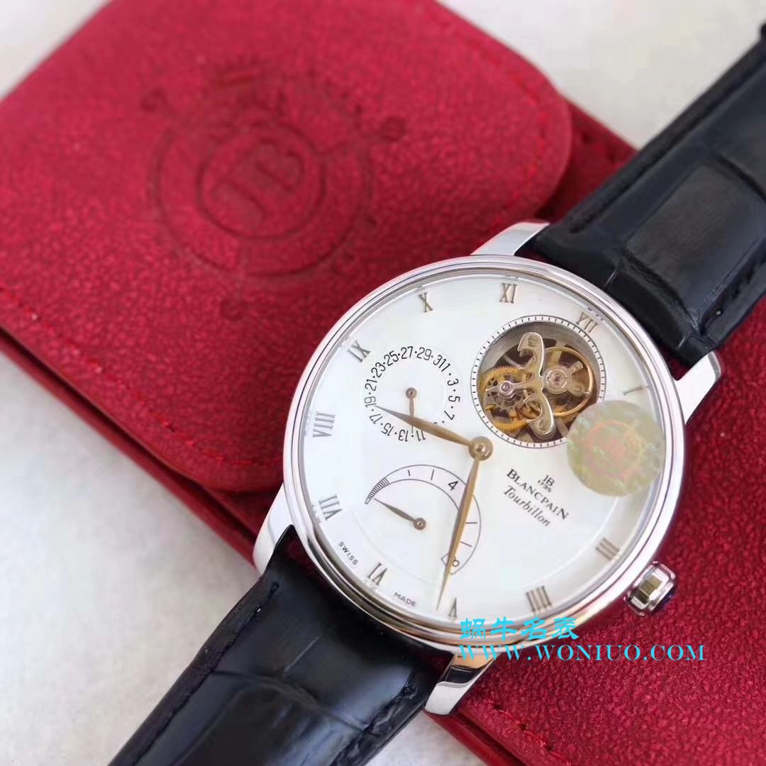 【JB Perfect  High quality  Replica Watches 】Blancpain 升级Blancpain 经典系列6025-1542-55B Tourbillon  wrist watches  / BPCE030