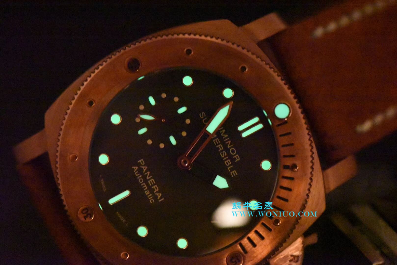 【独家视频测评VS Factory  top 1:1 Knockoff  Watches 】Panerai Panerai 首款青铜战士史泰龙电影同款PAM 00382 wrist watches  / VSPAMBF00382