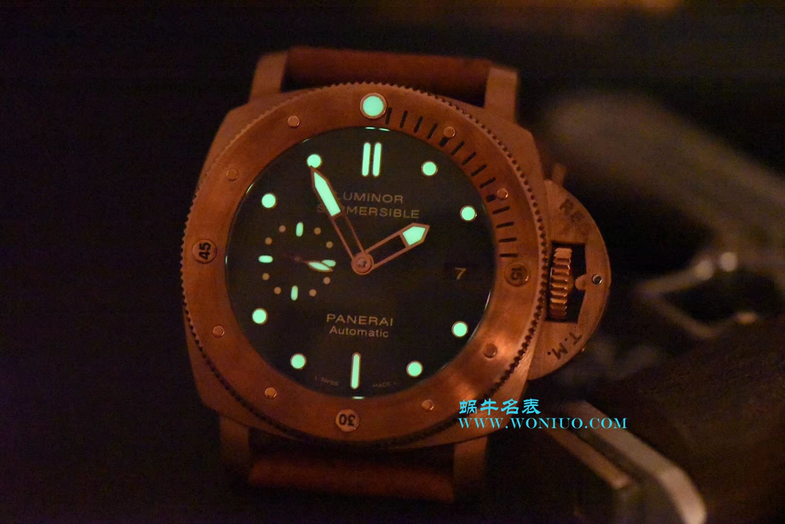 【独家视频测评VS Factory  top 1:1 Knockoff  Watches 】Panerai Panerai 首款青铜战士史泰龙电影同款PAM 00382 wrist watches  / VSPAMBF00382