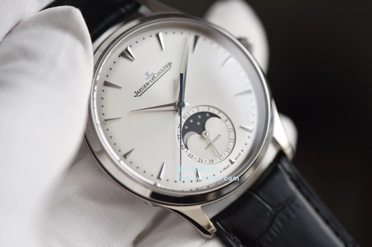 【ZF Perfect  High quality  Replica Watches 】 Jaeger-LeCoultre 大师MASTER ULTRA THIN超薄大师月相大师系列1368420 wrist watches  / JJ123