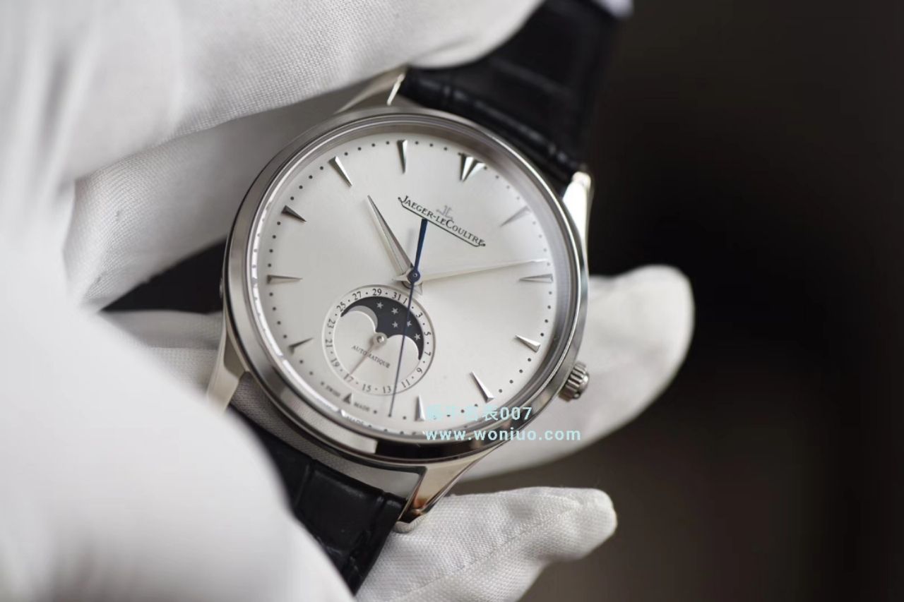 【ZF Perfect  High quality  Replica Watches 】 Jaeger-LeCoultre 大师MASTER ULTRA THIN超薄大师月相大师系列1368420 wrist watches  / JJ123