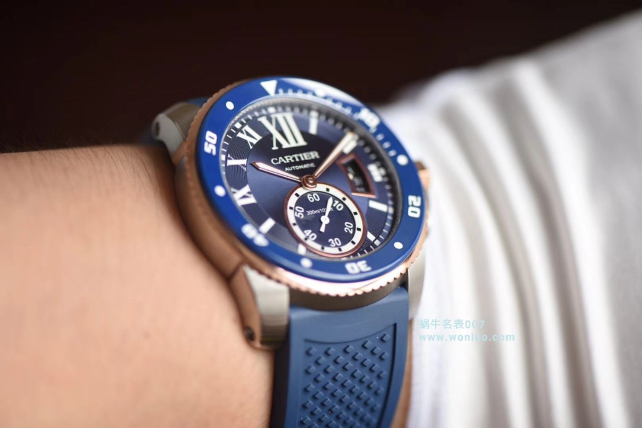 【JF Perfect  High quality  Replica Watches 】 Cartier  卡历博/卡利博CALIBRE DE  Cartier  系列WSCA0011 wrist watches 钢带款 / KDY076