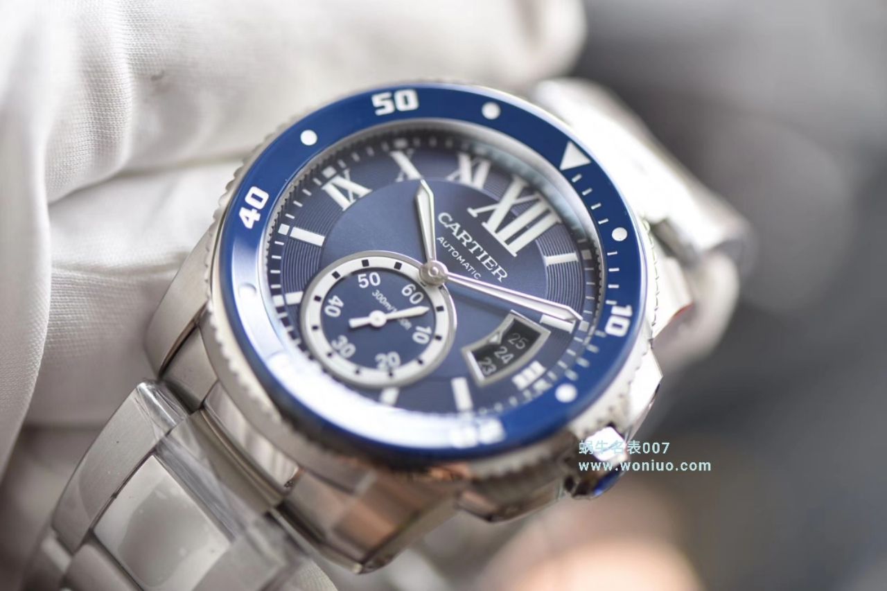 【JF Perfect  High quality  Replica Watches 】 Cartier  卡历博/卡利博CALIBRE DE  Cartier  系列WSCA0011 wrist watches 钢带款 / KDY076