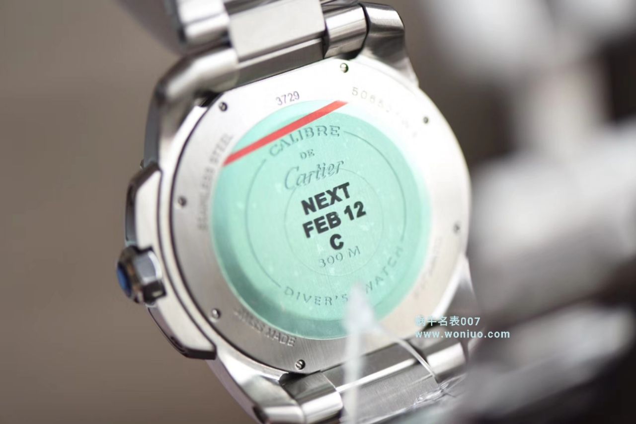【JF Factory  Perfect  Replica Watches 】 Cartier  卡历博/卡利博CALIBRE DE  Cartier  系列W7100057男表 / K073