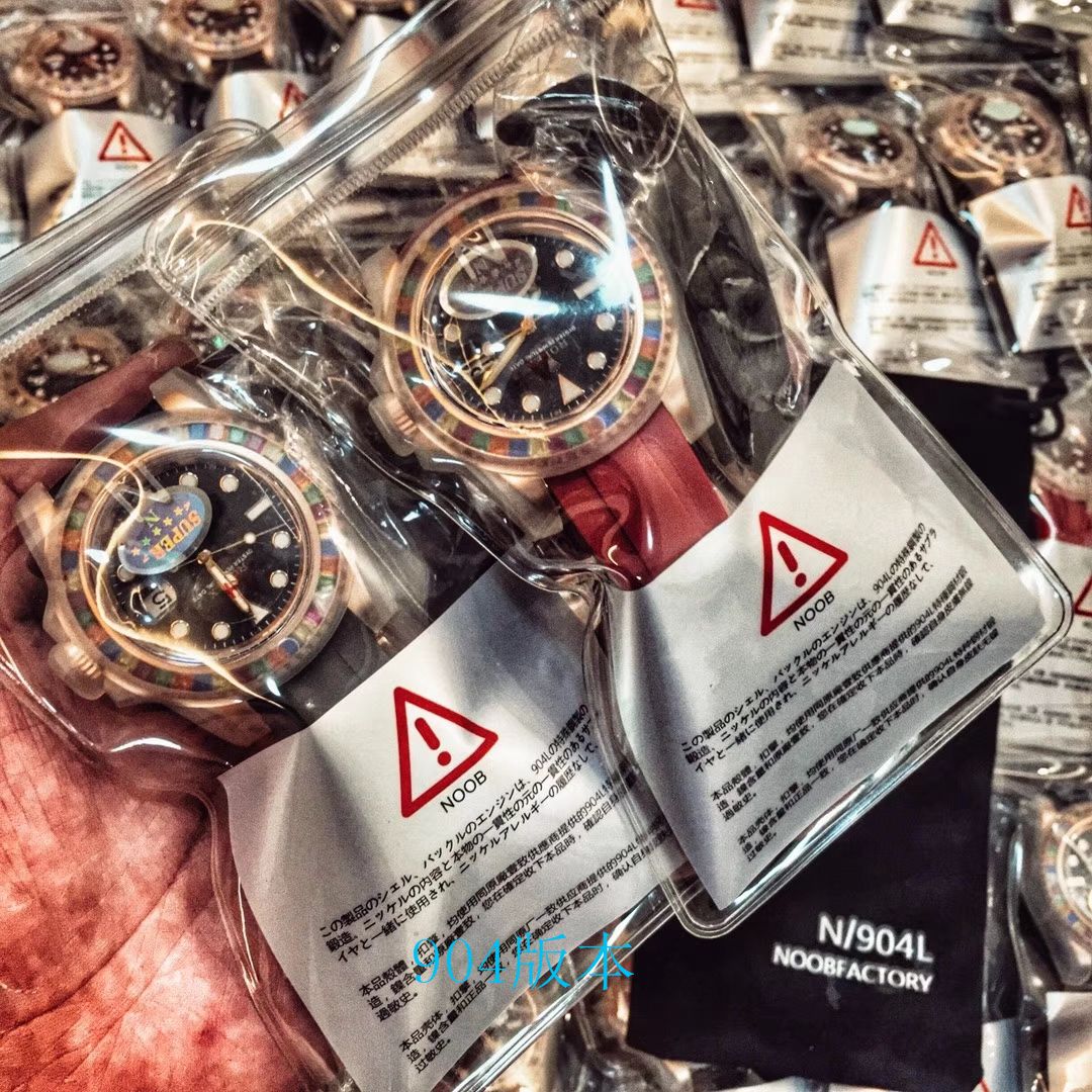 【NOOB Factory  Perfect  High quality  Replica Watches 】 Rolex  Yacht-Master 系列116695SATS“糖豆”圈彩虹游艇 Rolex 游艇 wrist watches  