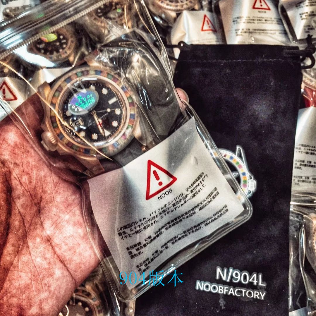 【NOOB Factory  Perfect  High quality  Replica Watches 】 Rolex  Yacht-Master 系列116695SATS“糖豆”圈彩虹游艇 Rolex 游艇 wrist watches  