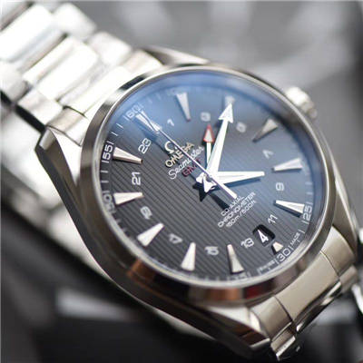  【VS Perfect  High quality  Replica Watches 】OMEGA Seamaster 150 米GMT系列231.10.43.22.01.001 wrist watches 