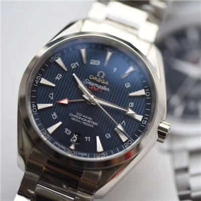 【VS Perfect  High quality  Replica Watches 】OMEGA Seamaster GMT 150米系列231.10.43.22.03.001 wrist watches 