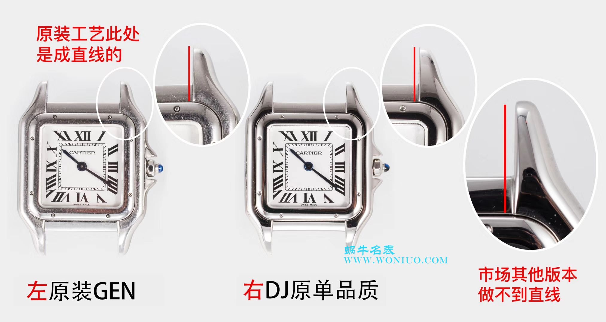 DJ Factory  Cartier  猎豹系列 wrist watches --型号 Replica Copy WSPN0007 PANTHÈRE DE  Cartier 系列 Cartier  猎豹 wrist watches  / K159