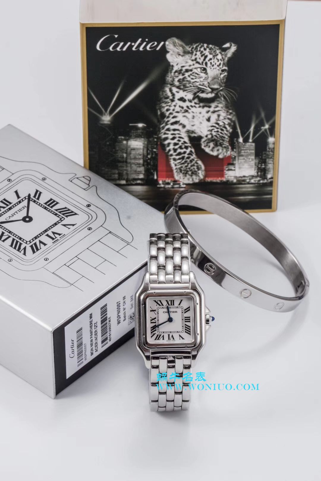 DJ Factory  Cartier  猎豹系列 wrist watches --型号 Replica Copy WSPN0007 PANTHÈRE DE  Cartier 系列 Cartier  猎豹 wrist watches  / K159