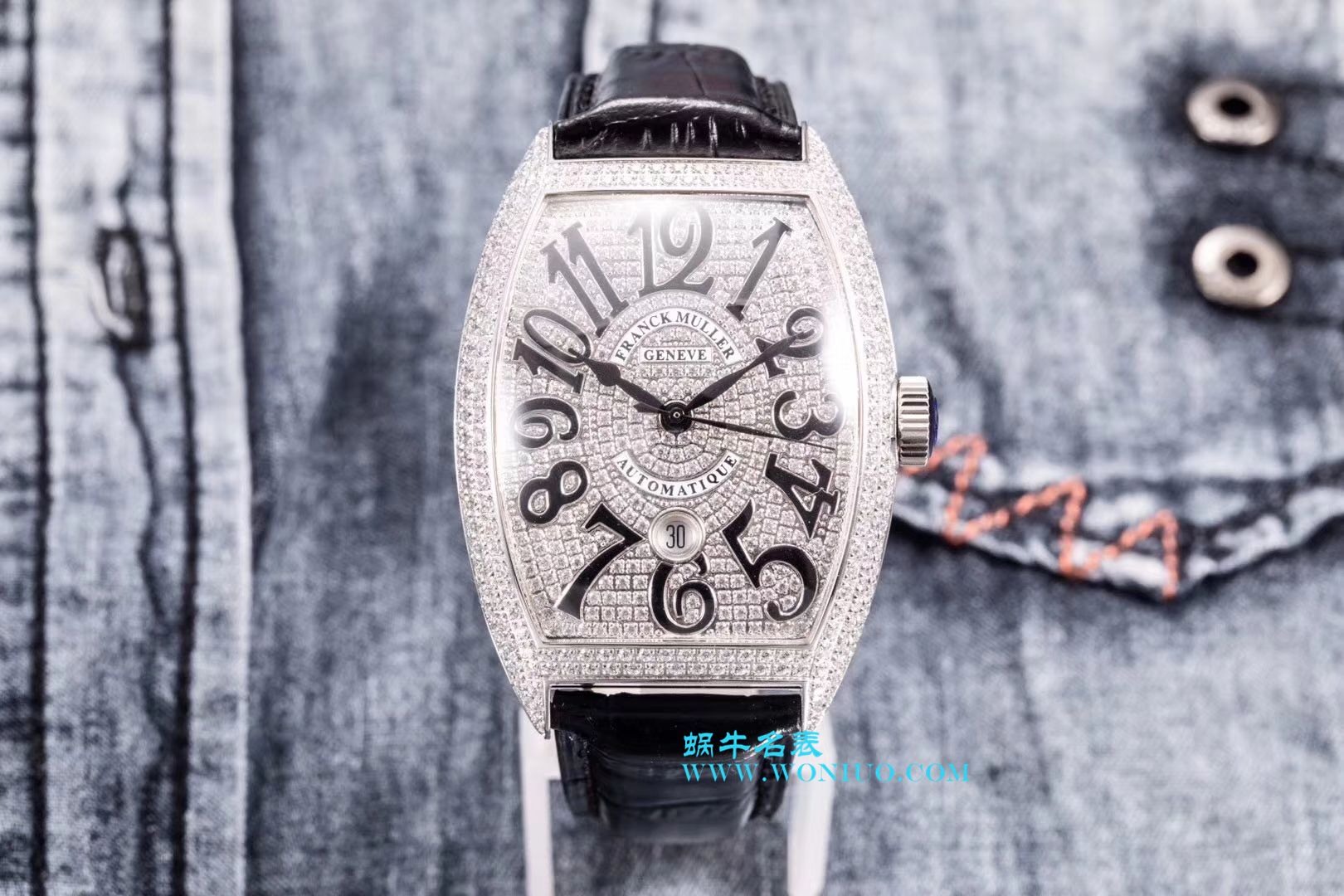 【GF新品- Replica Copy 男神特供版】Franck Muller 法穆兰Casablanca系列8880酒桶型男表 / FL025