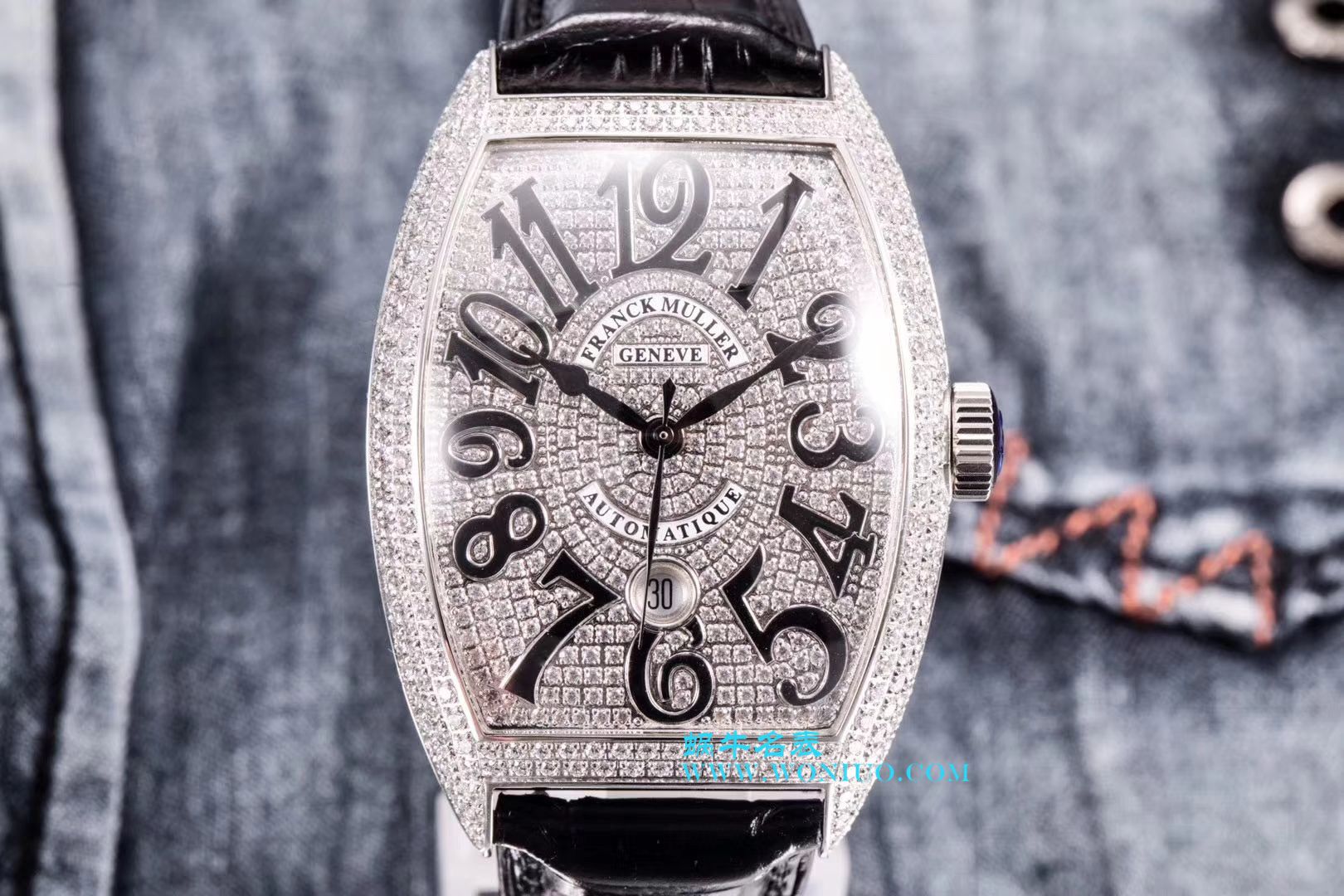 【GF新品- Replica Copy 男神特供版】Franck Muller 法穆兰Casablanca系列8880酒桶型男表 / FL025