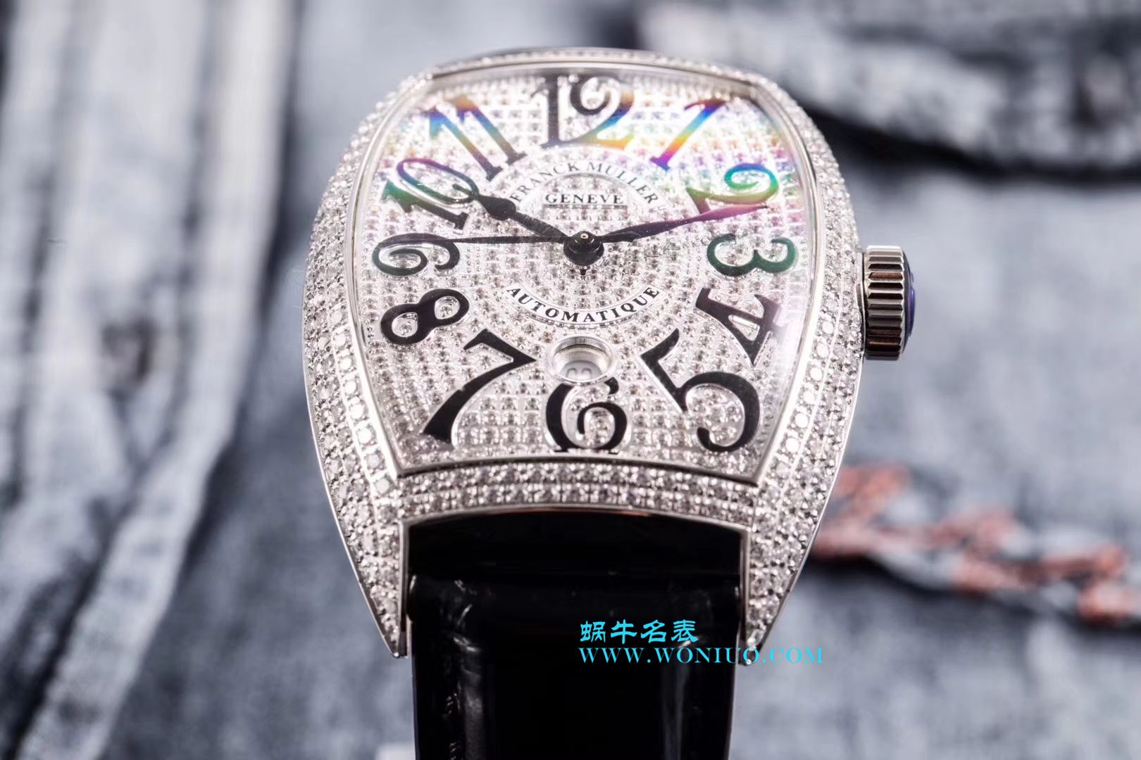【GF新品- Replica Copy 男神特供版】Franck Muller 法穆兰Casablanca系列8880酒桶型男表 / FL025