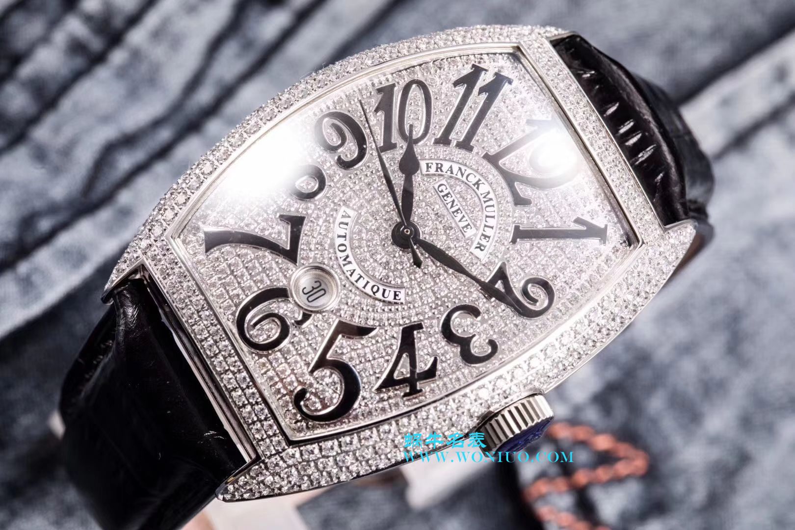 【GF新品- Replica Copy 男神特供版】Franck Muller 法穆兰Casablanca系列8880酒桶型男表 / FL025