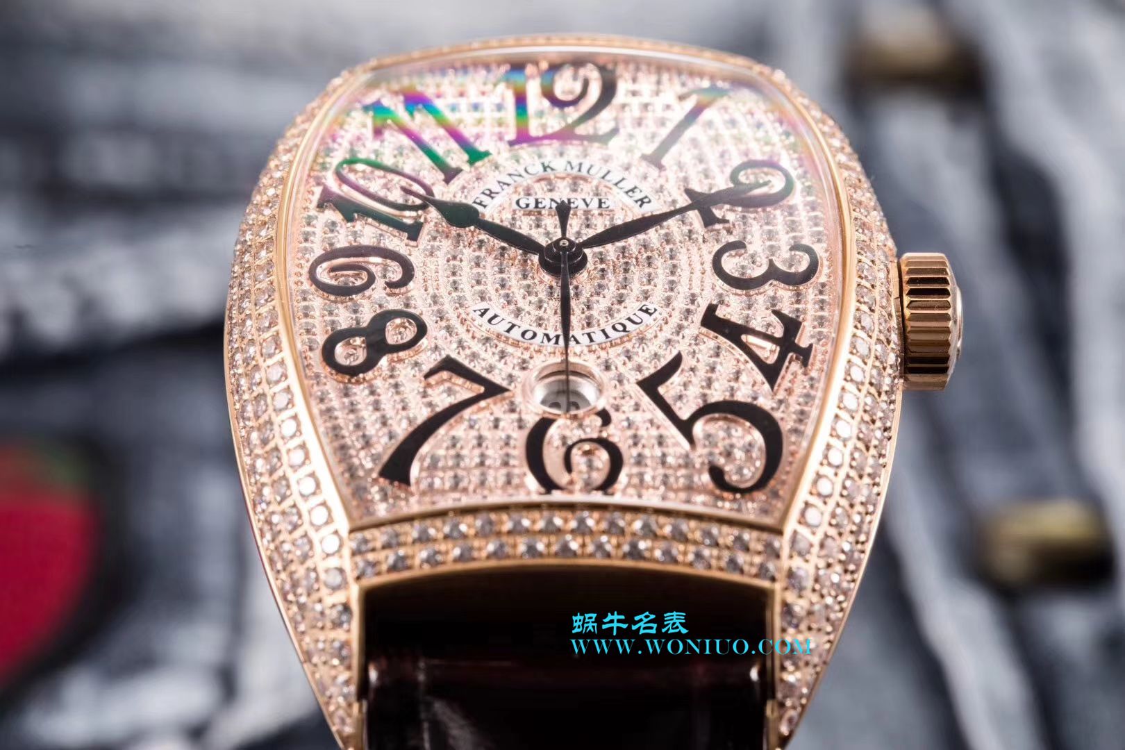 【GF新品- Replica Copy 男神特供版】Franck Muller 法穆兰Casablanca系列8880酒桶型男表 / FL025