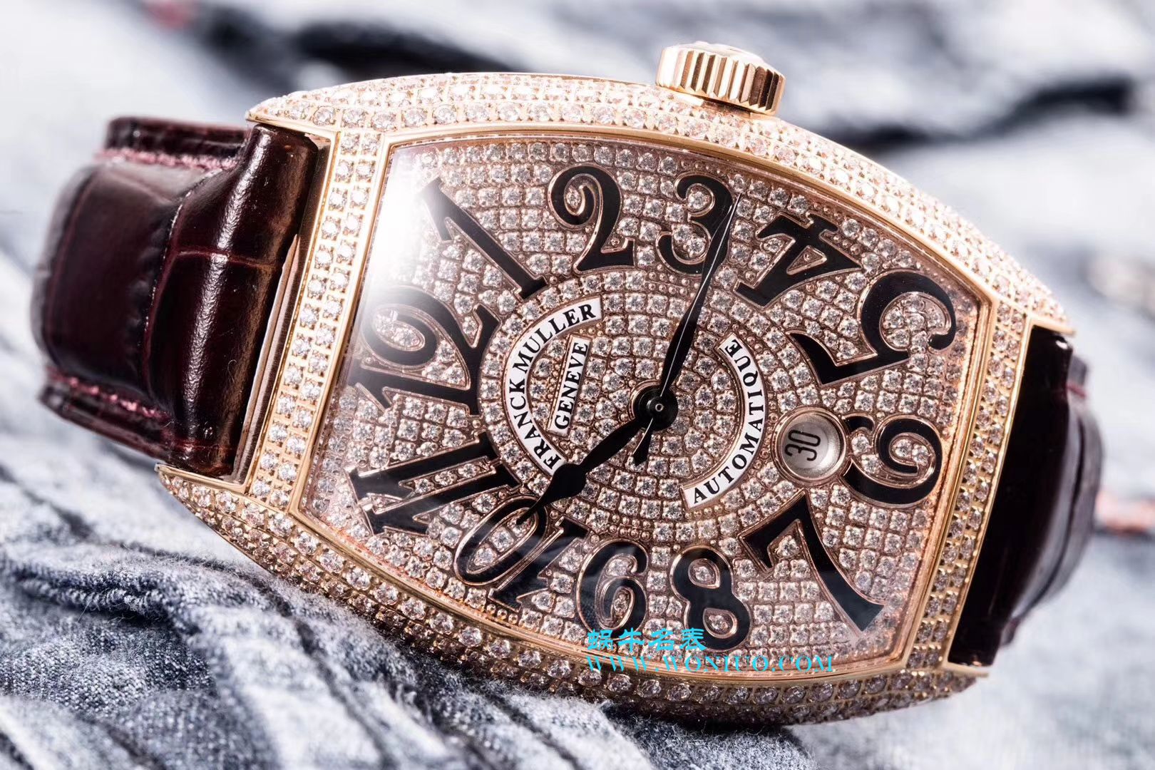 【GF新品- Replica Copy 男神特供版】Franck Muller 法穆兰Casablanca系列8880酒桶型男表 / FL025